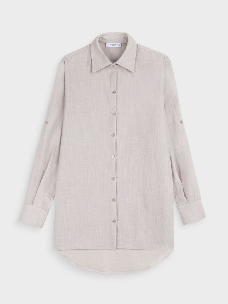 Camisa Unicolor para Mujer 38244