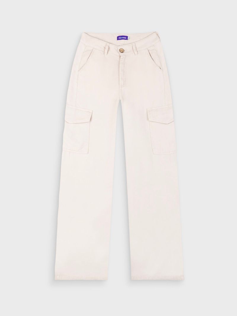 Pantalón Silueta Wide Leg para Mujer 05456