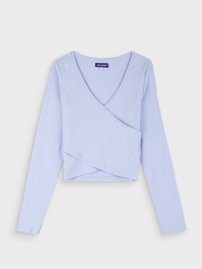 Blusa Estilo Cruzado para Mujer 05565