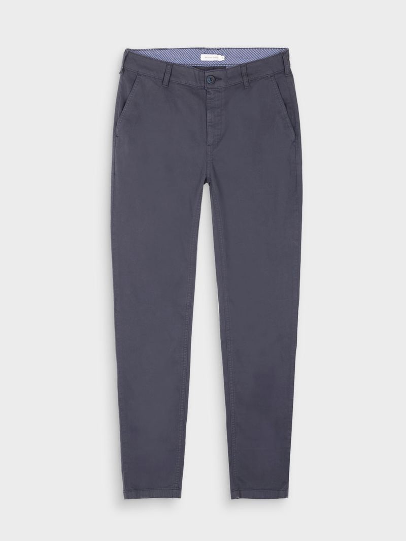 Pantalón Unicolor Súper Slim Fit para Hombre 38603