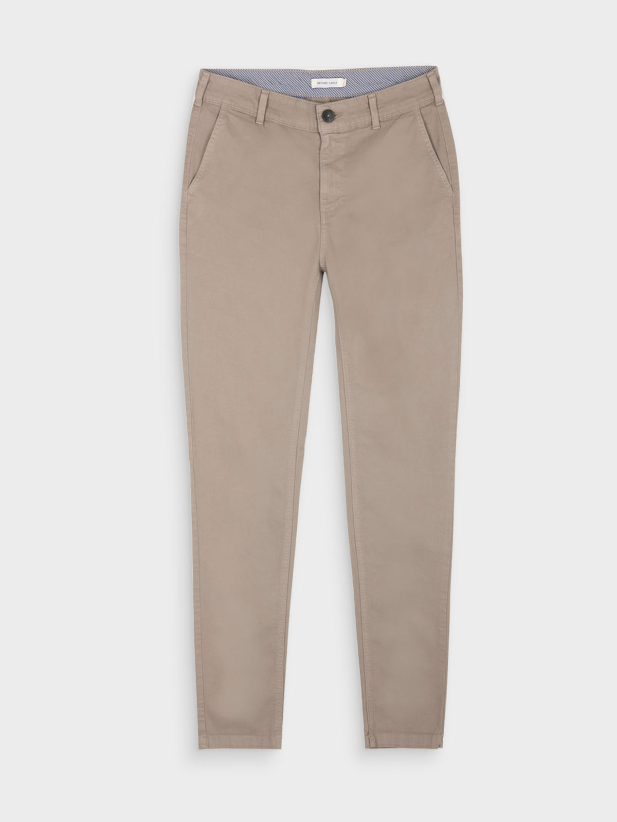 Pantalón Unicolor Súper Slim Fit para Hombre 38604