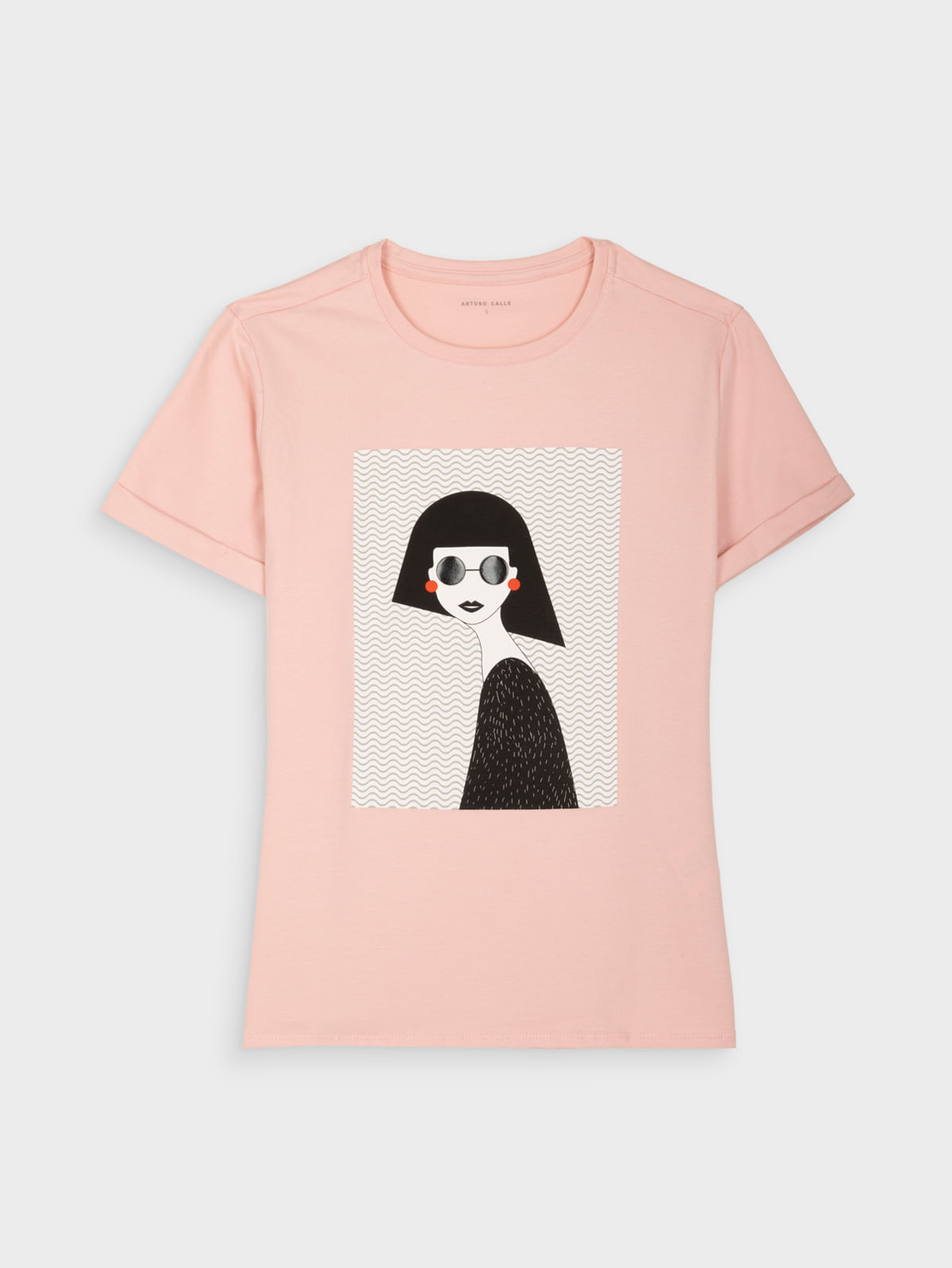Camiseta Estampada para Mujer 40416