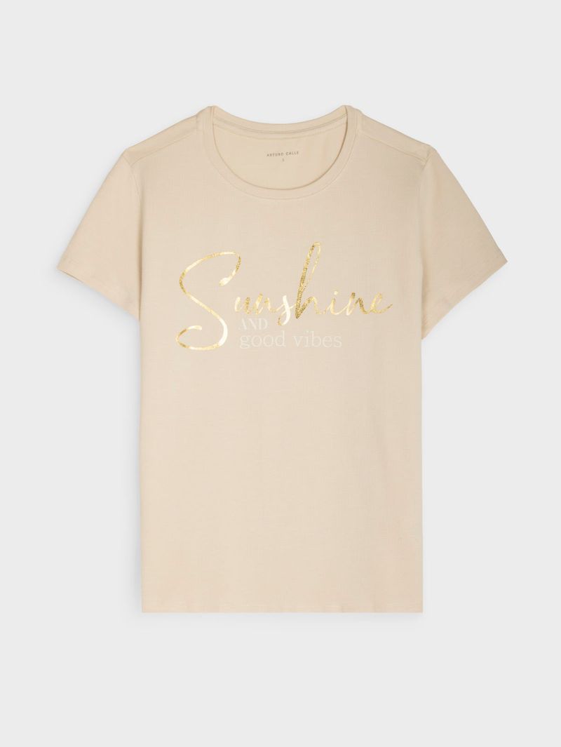 Camiseta Estampada para Mujer 40429