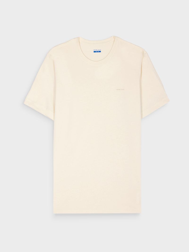Camiseta Unicolor Regular Fit para Hombre 39684