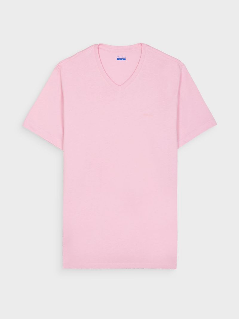 Camiseta Unicolor Regular Fit para Hombre 39687