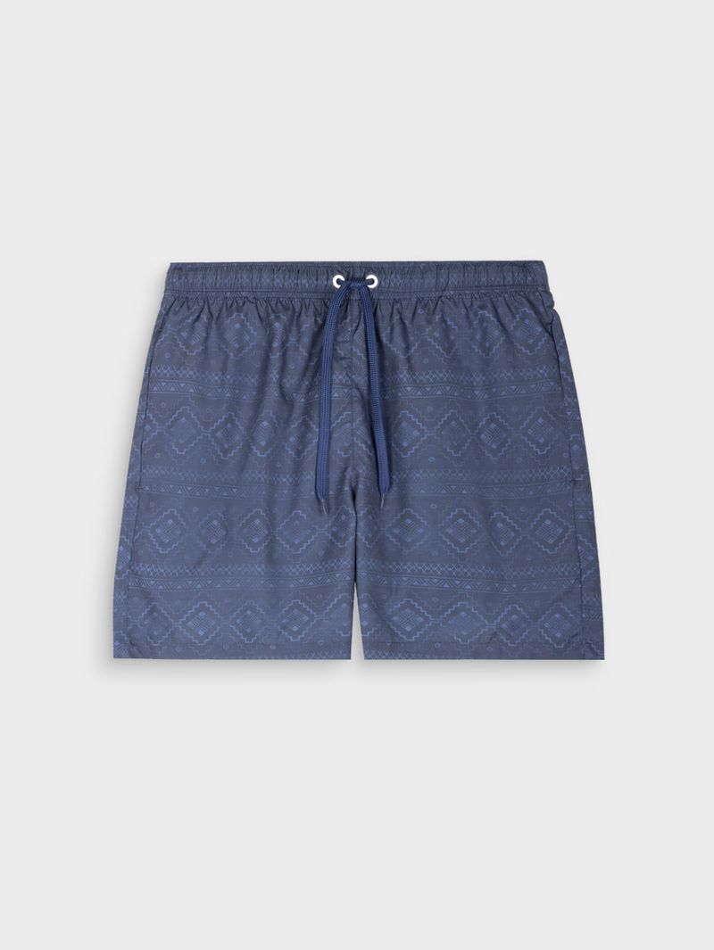Pantaloneta de Baño Estampada para Hombre 12922