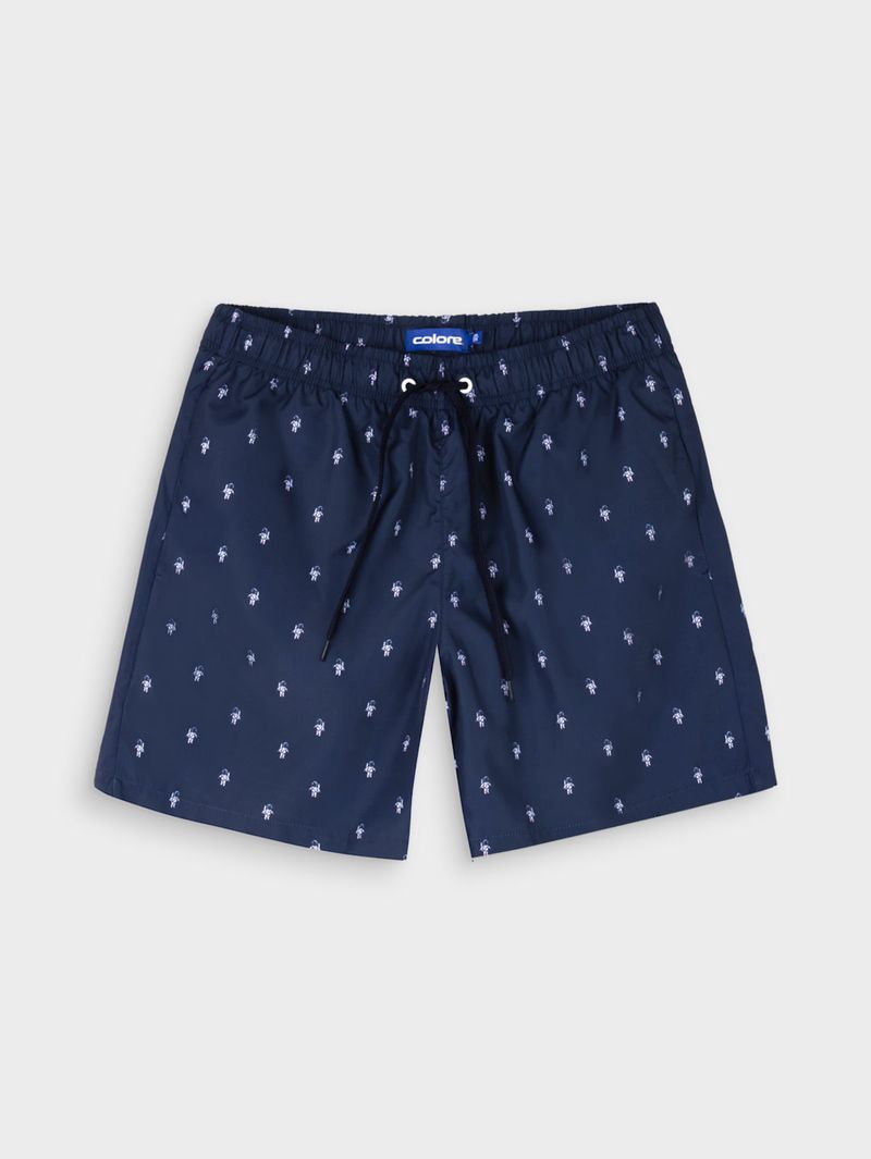 Pantaloneta de Baño Estampada para Hombre 12923