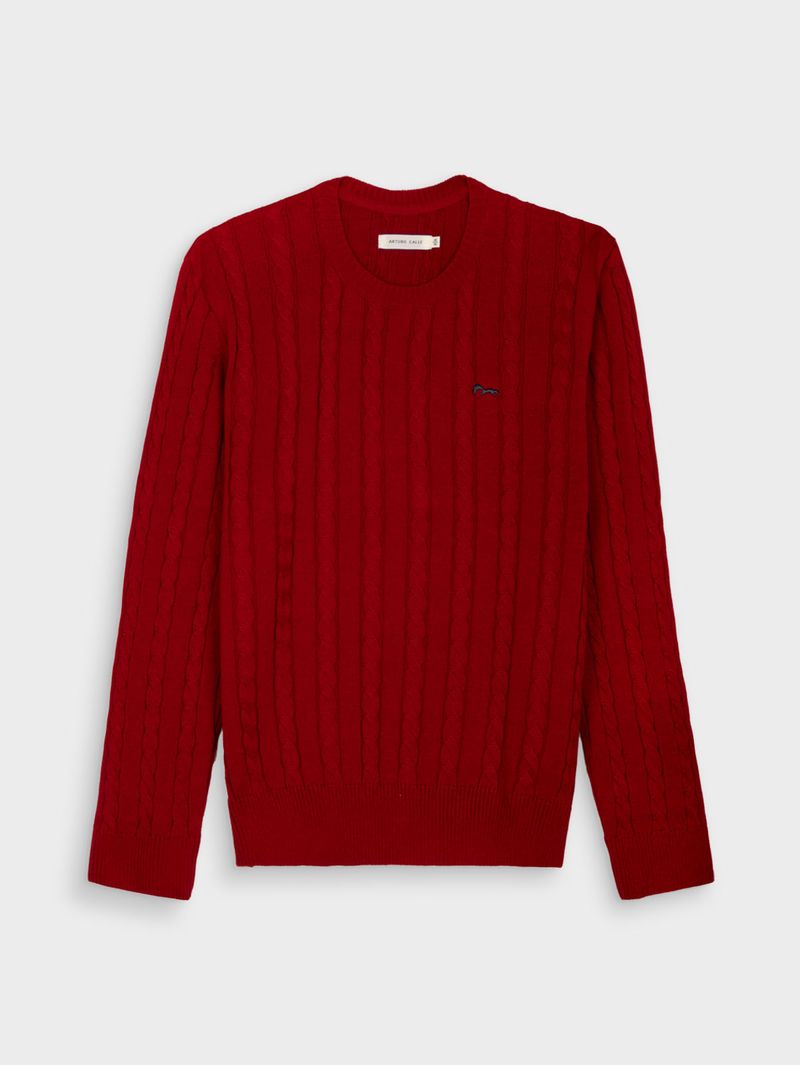 Suéter Tejido Cuello Redondo para Hombre 40259