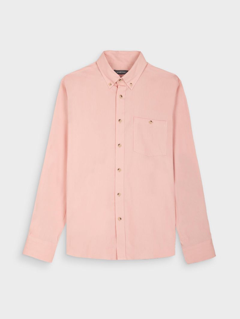 Camisa Lino Manga Larga para Hombre 42922