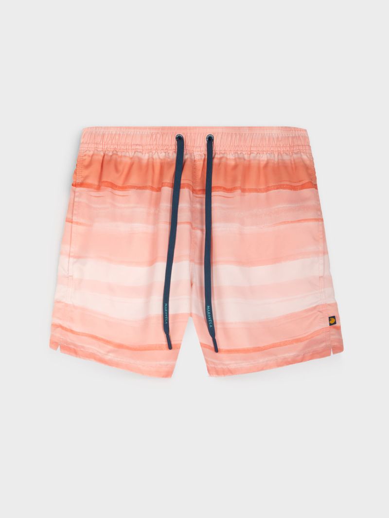 Pantaloneta Estampada de Baño para Hombre 03485