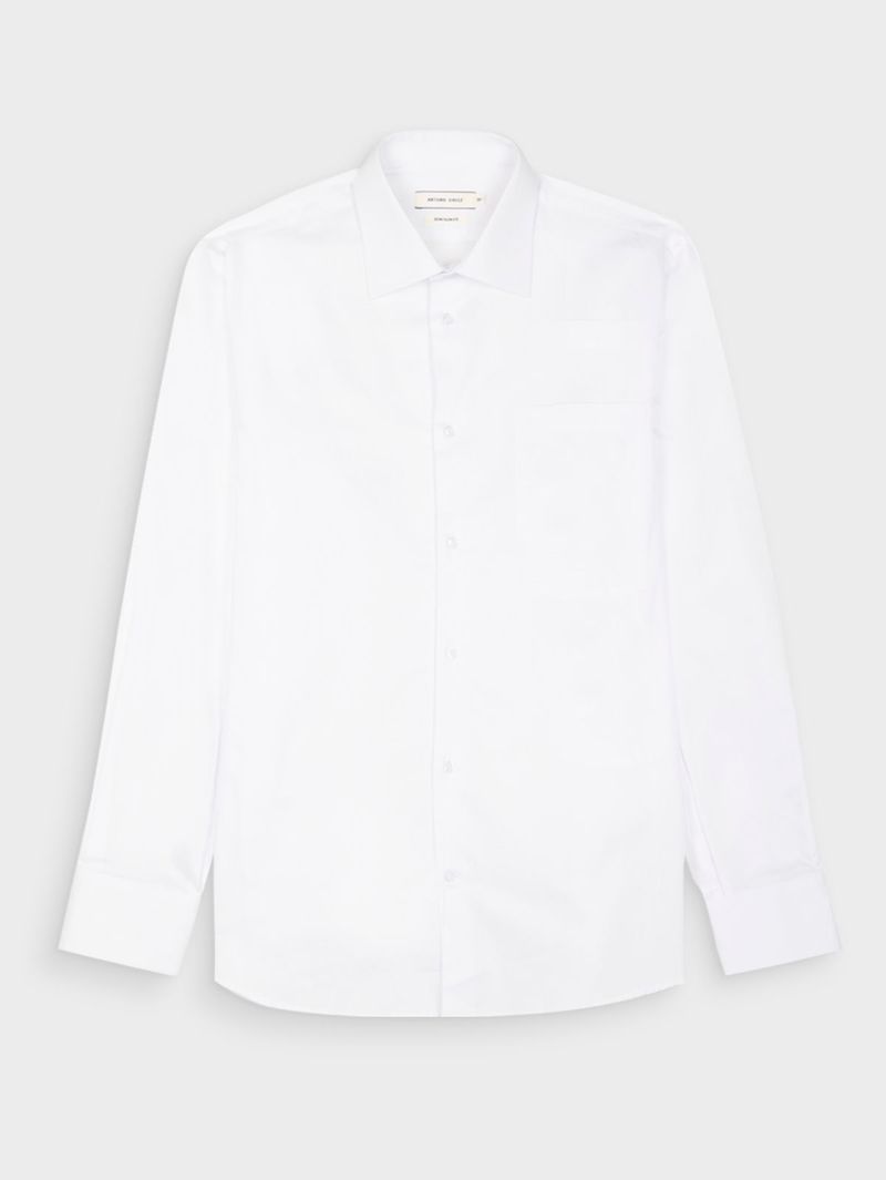 Camisa Formal Unicolor para Hombre 38192