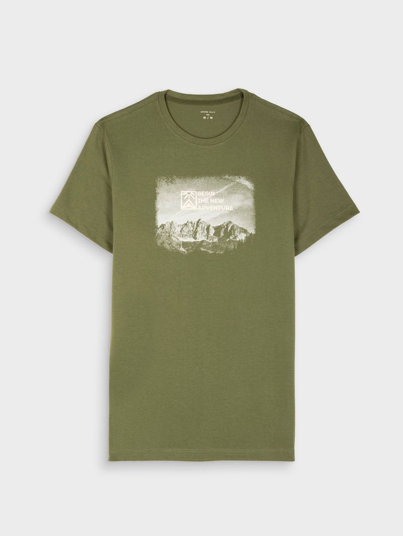 Camiseta Estampada para Hombre 40223