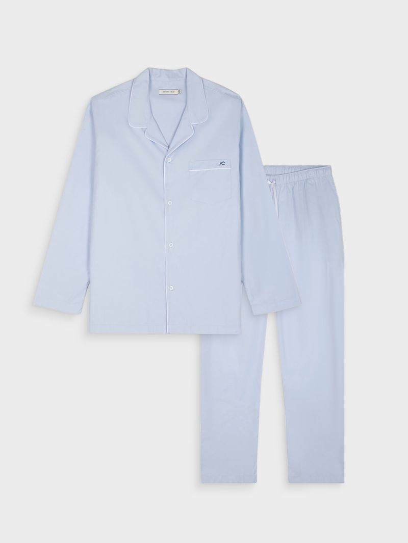 Pijama Manga Y Pantalón Largo para Hombre 42772