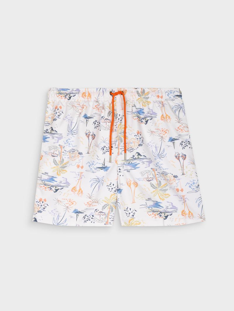 Pantaloneta Estampada para Hombre 42373