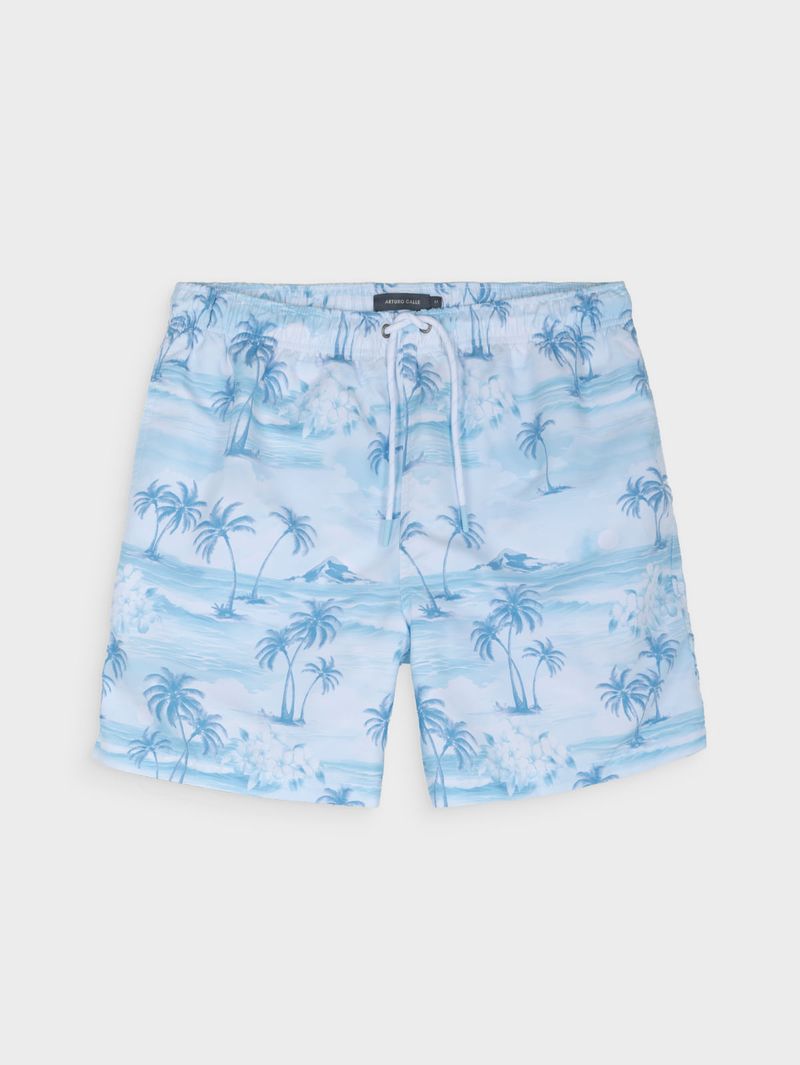 Pantaloneta Estampada para Hombre 42595