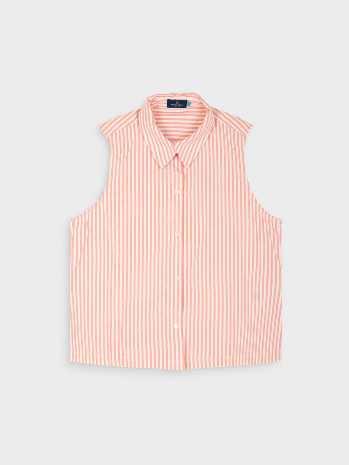 Camisa en Algodón Sin Mangas 02688