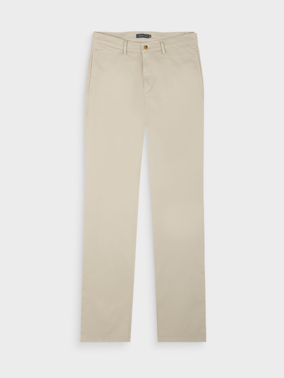 Pantalón para Hombre Regular Fit Tiro Medio y Bota Recta en Algodón