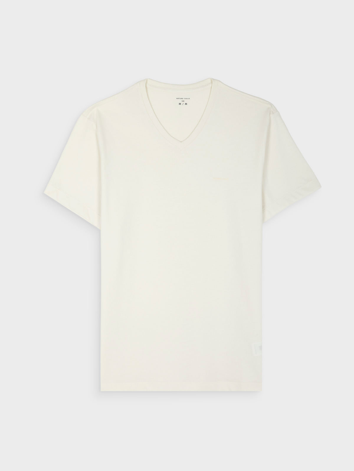 Camiseta Unicolor Slim Fit para Hombre 42716