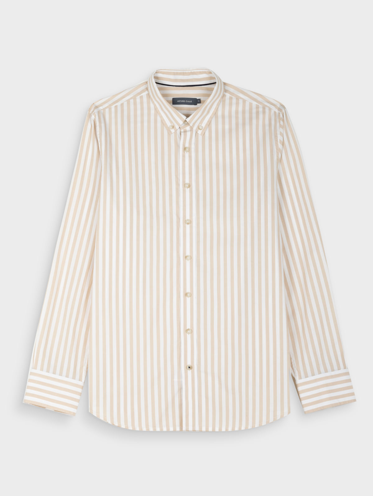 Camisa Rayas Manga Larga para Hombre 39058