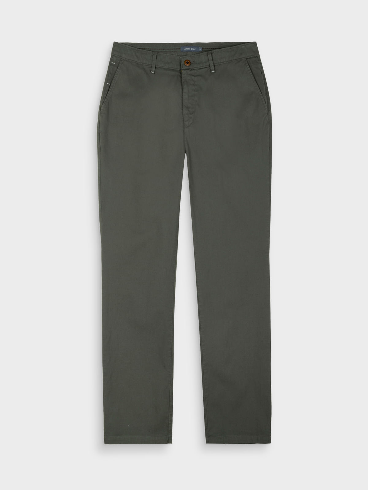 Pantalón Unicolor Regular Fit para Hombre 42589