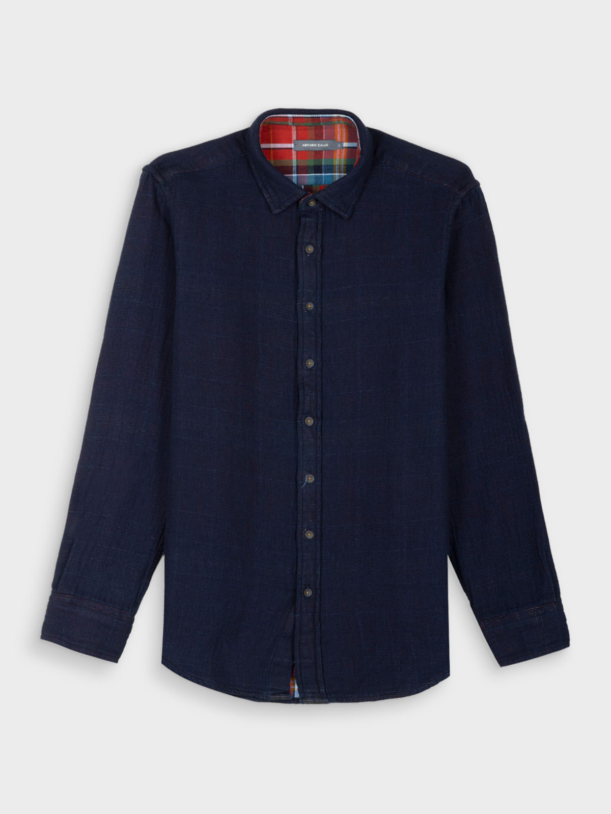 Camisa Denim Manga Larga para Hombre 38639