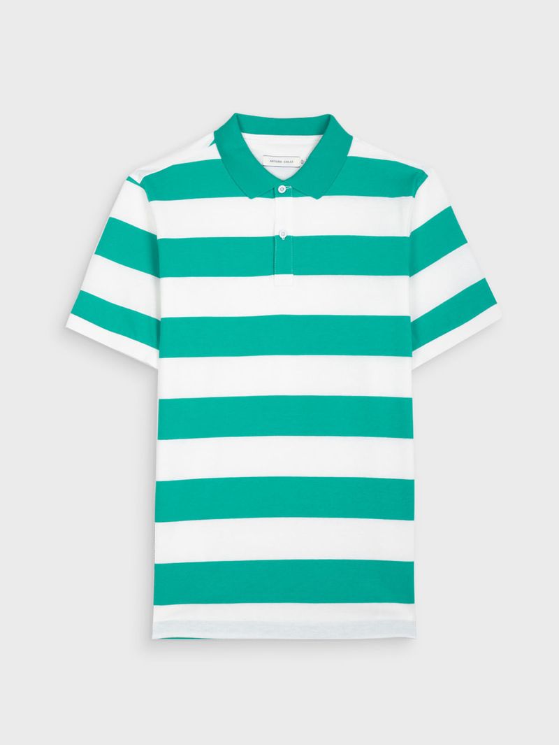 Polo Diseño Bloques Regular Fit para Hombre 38938