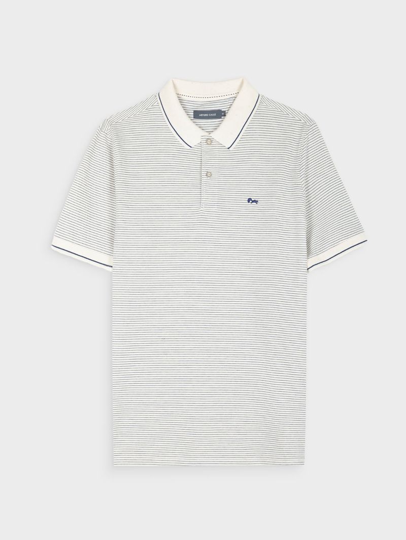 Polo Ligero de Algodón y Lino 39227