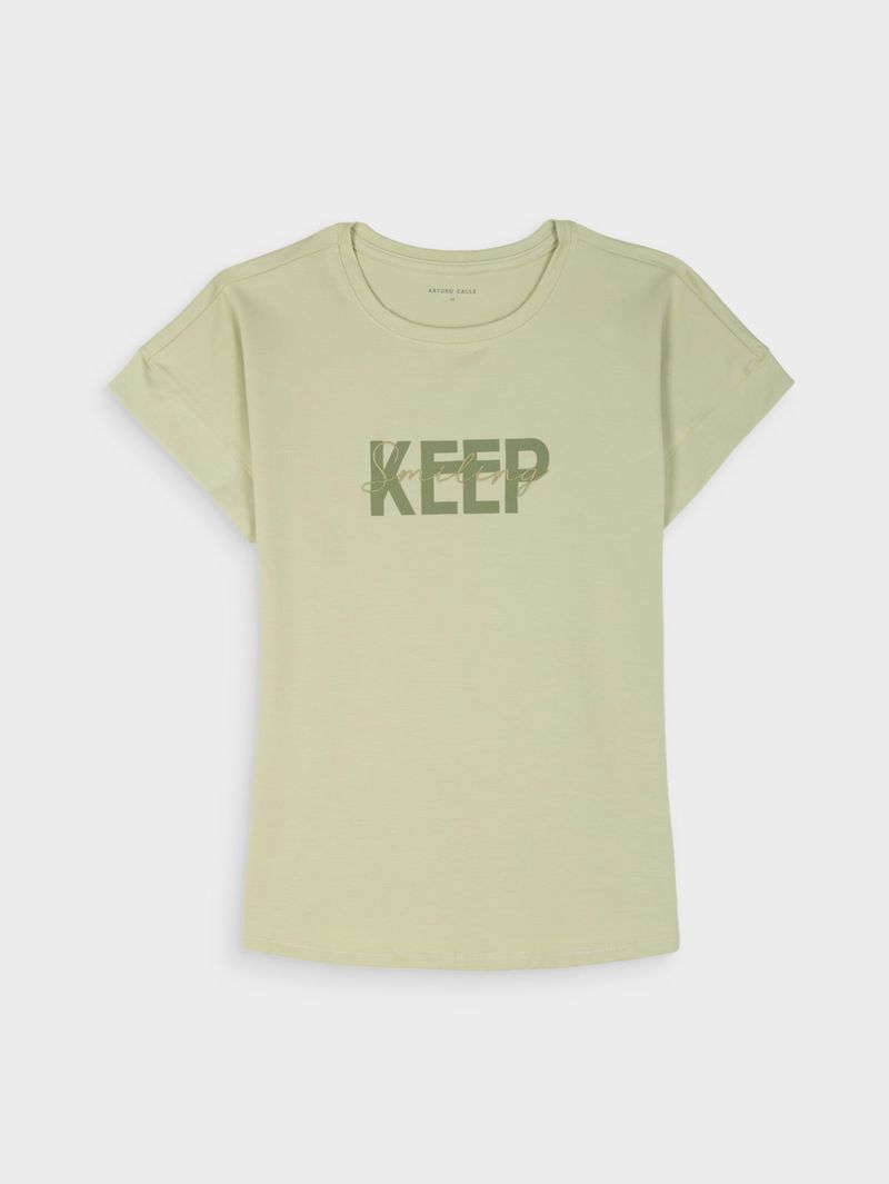 Camiseta Estampada para Mujer 42478