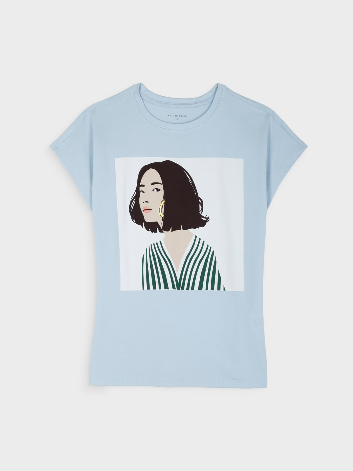 Camiseta Estampada para Mujer 44195