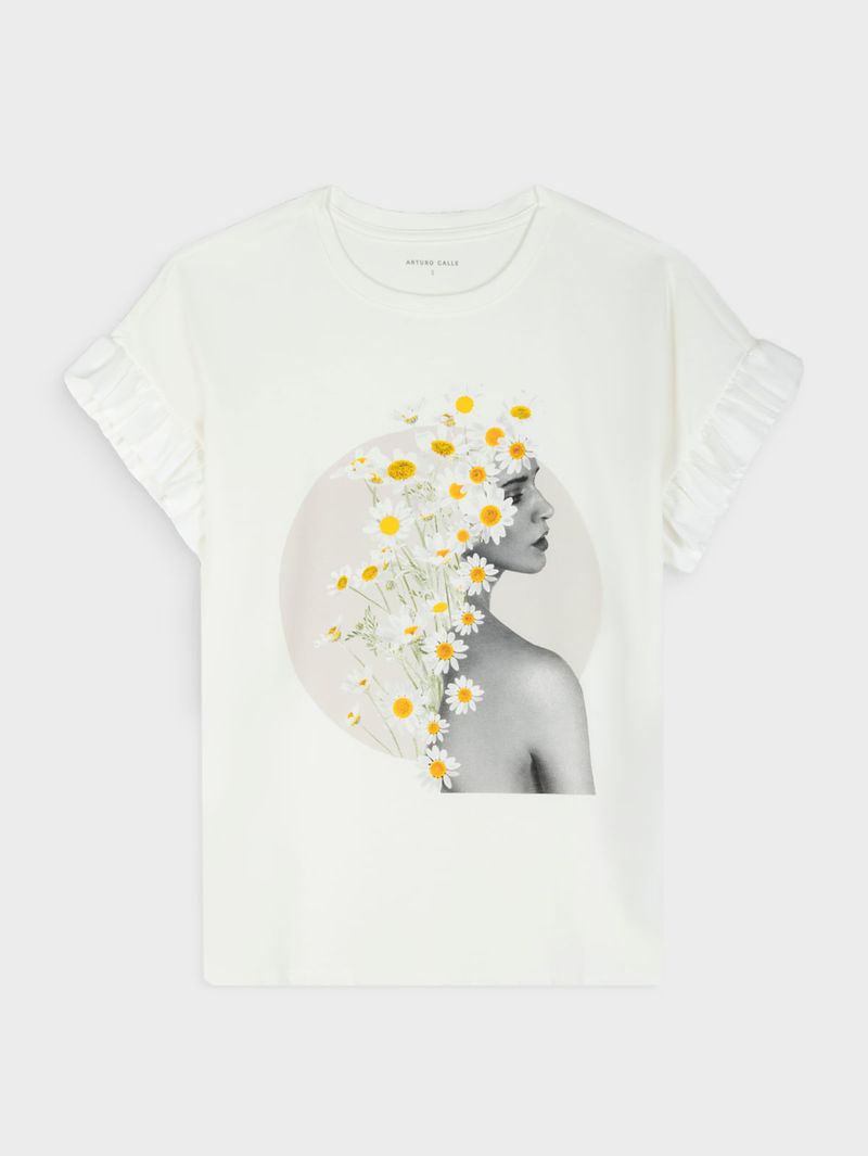 Camiseta Estampada para Mujer 42415