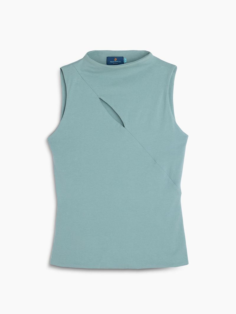 Camisa para Mujer Mezclas Algodón 02766
