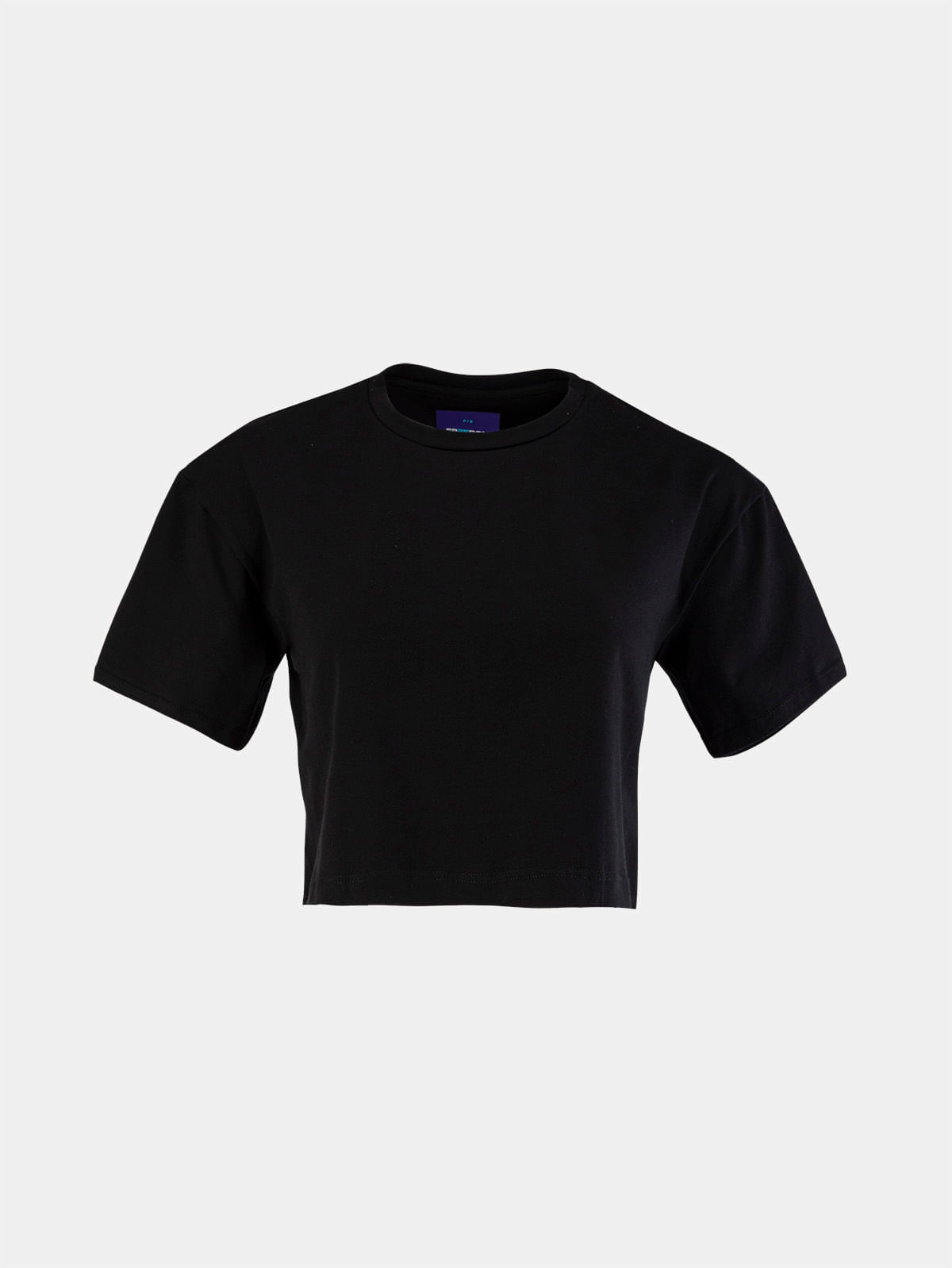 Camiseta Tipo Cropped para Mujer 02461