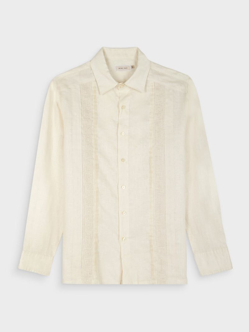 Camisa de Lino con Corte Regular Fit 30201