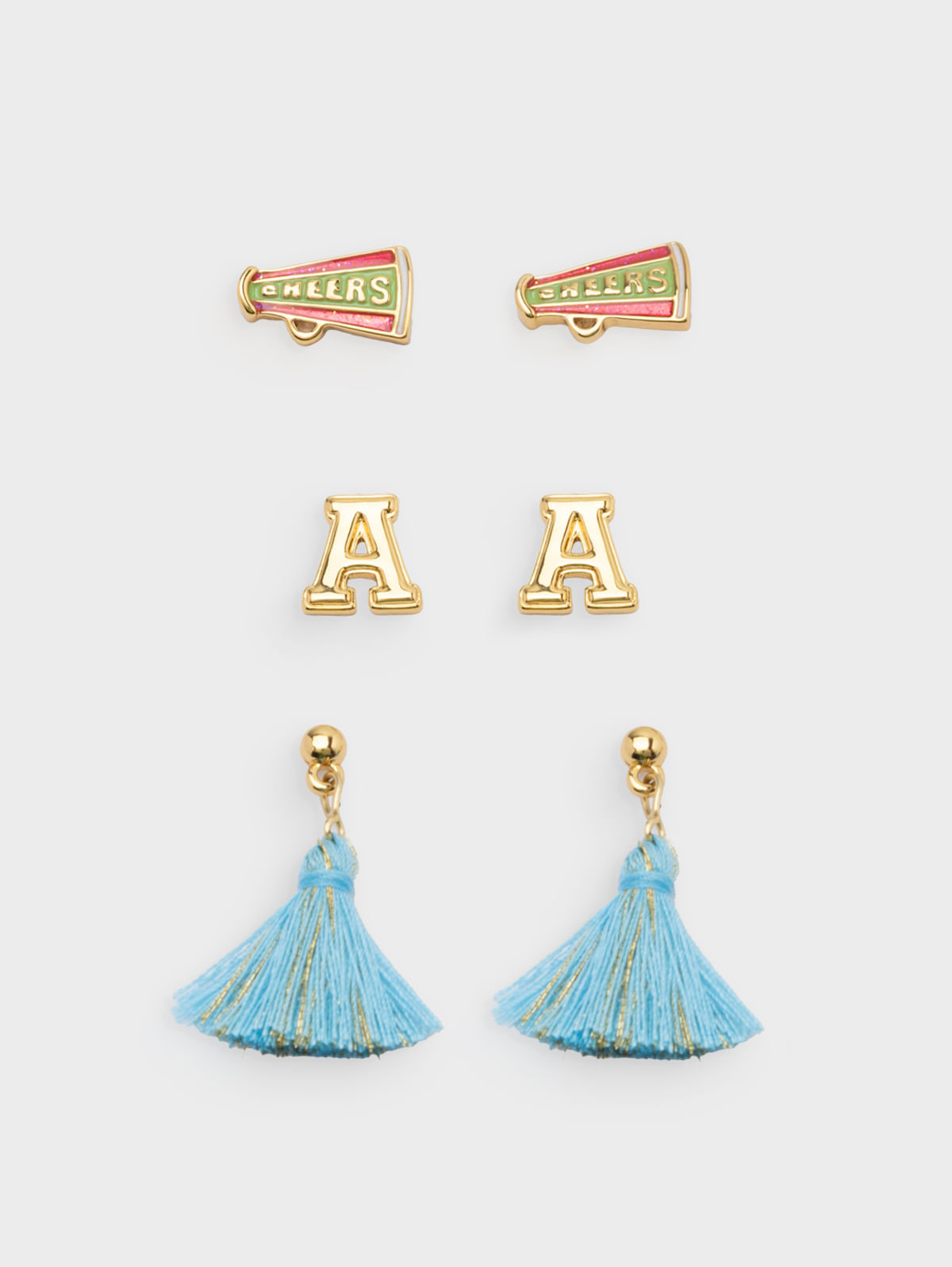Set de Aretes con Detalles Divertidos para Niña 14687