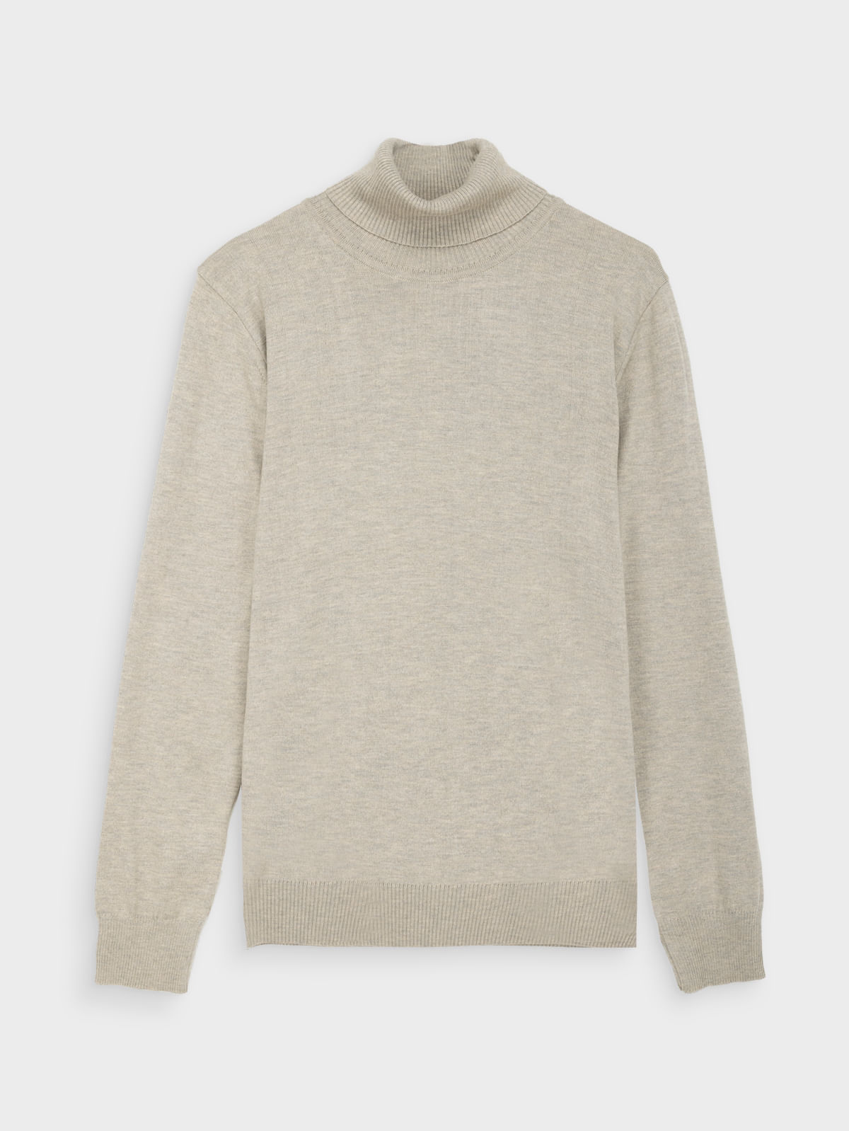 Suéter Unicolor Cuello Tortuga Slim Fit para Hombre 44247