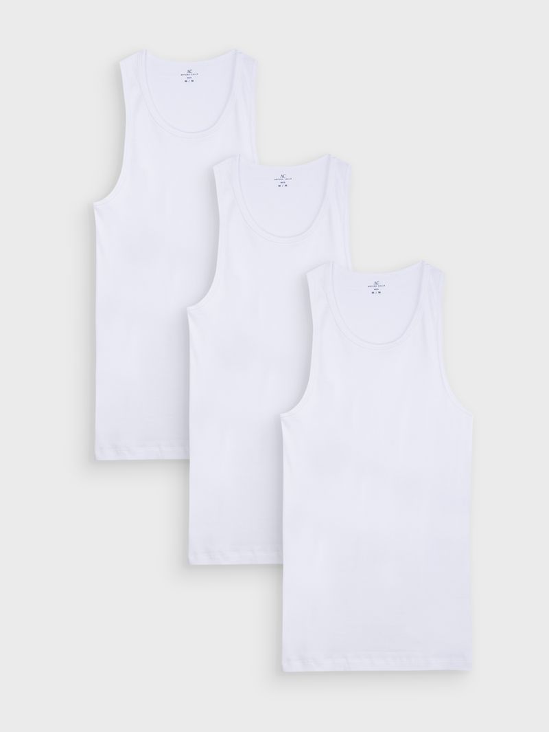 Pack x 3 Camisilla Antibacterial para Hombre 11996