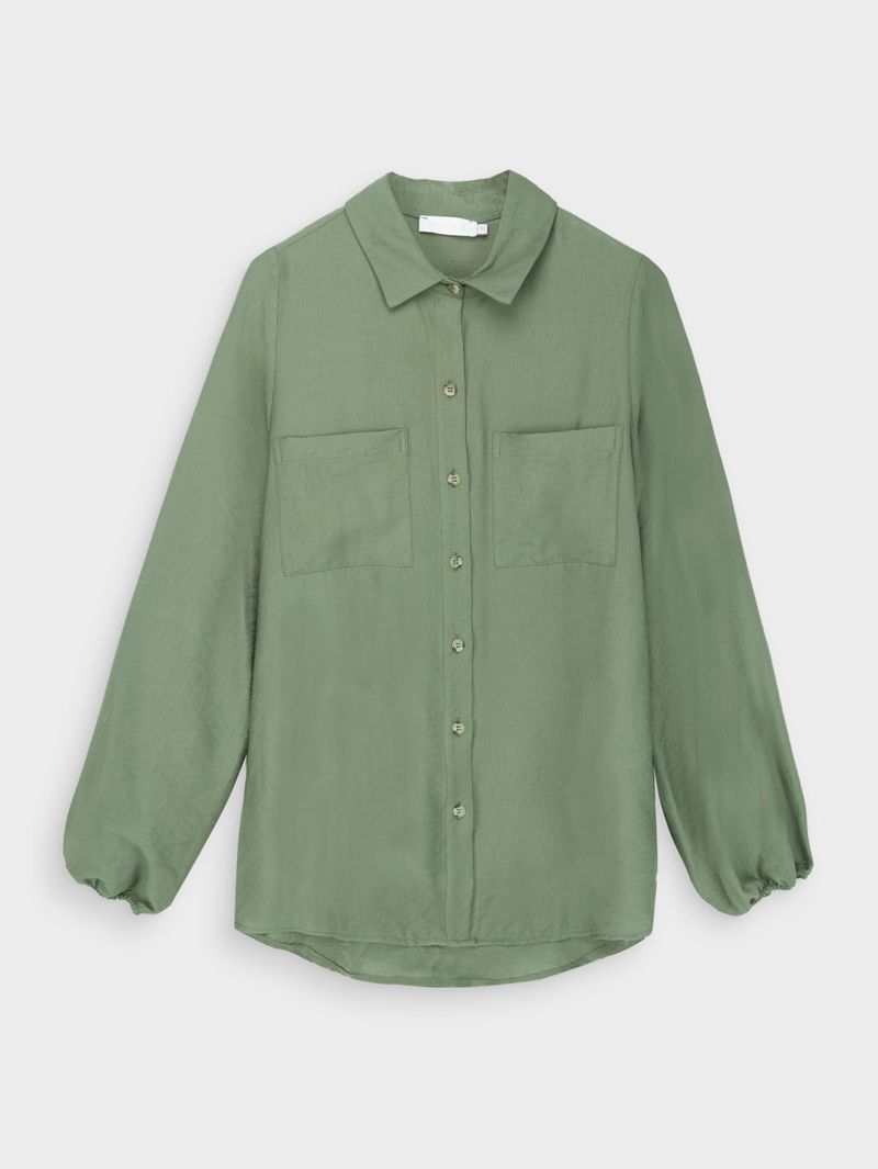 Camisa Unicolor para Mujer 44503