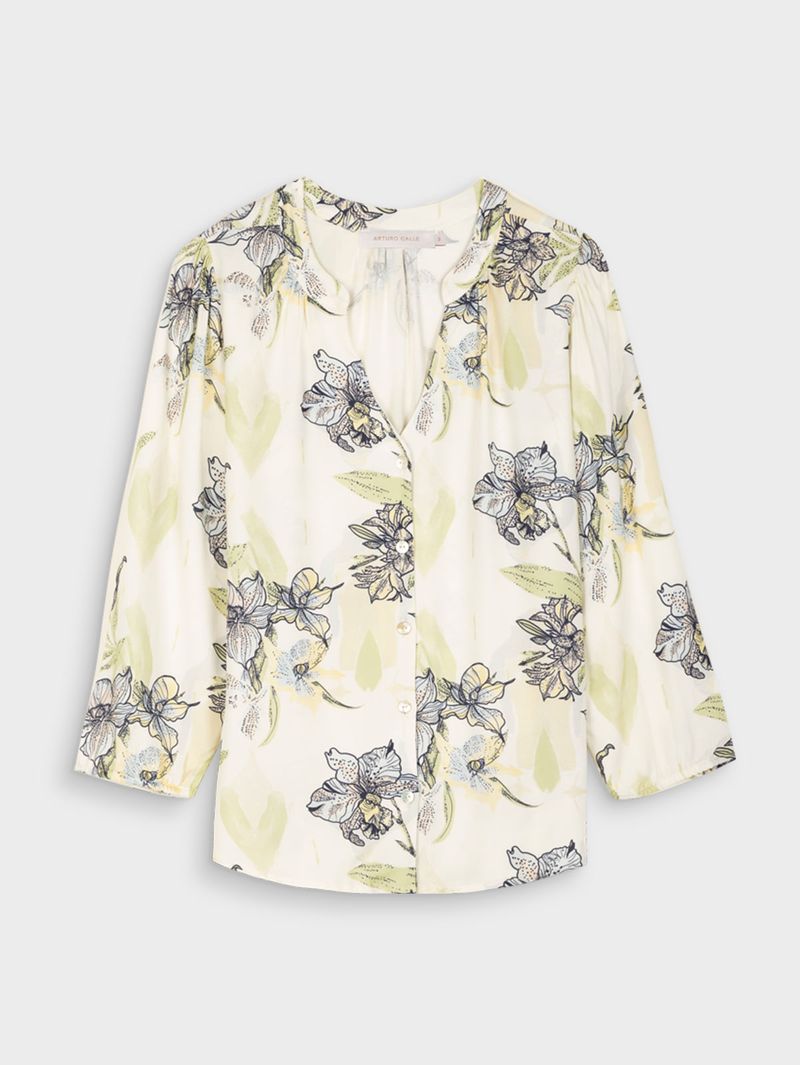 Blusa Fluida de Viscosa para Mujer 42429