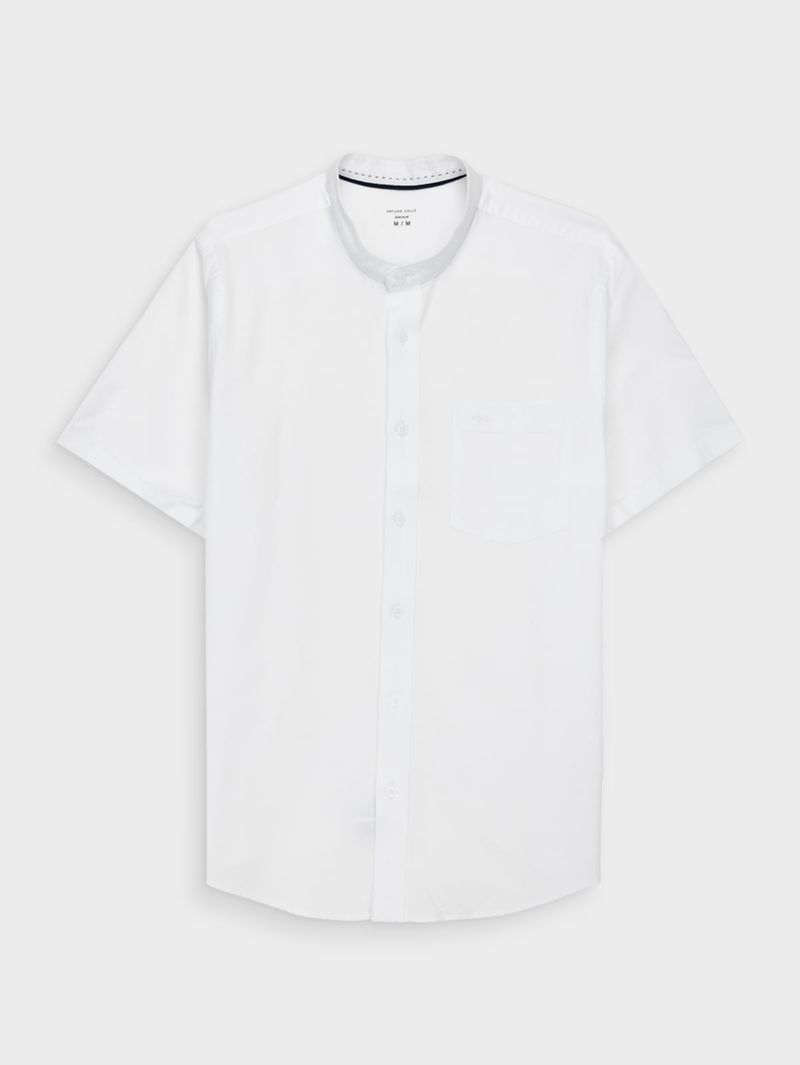 Camisa Casual Cuello Nerú  Semi Slim Fit para Hombre 46870