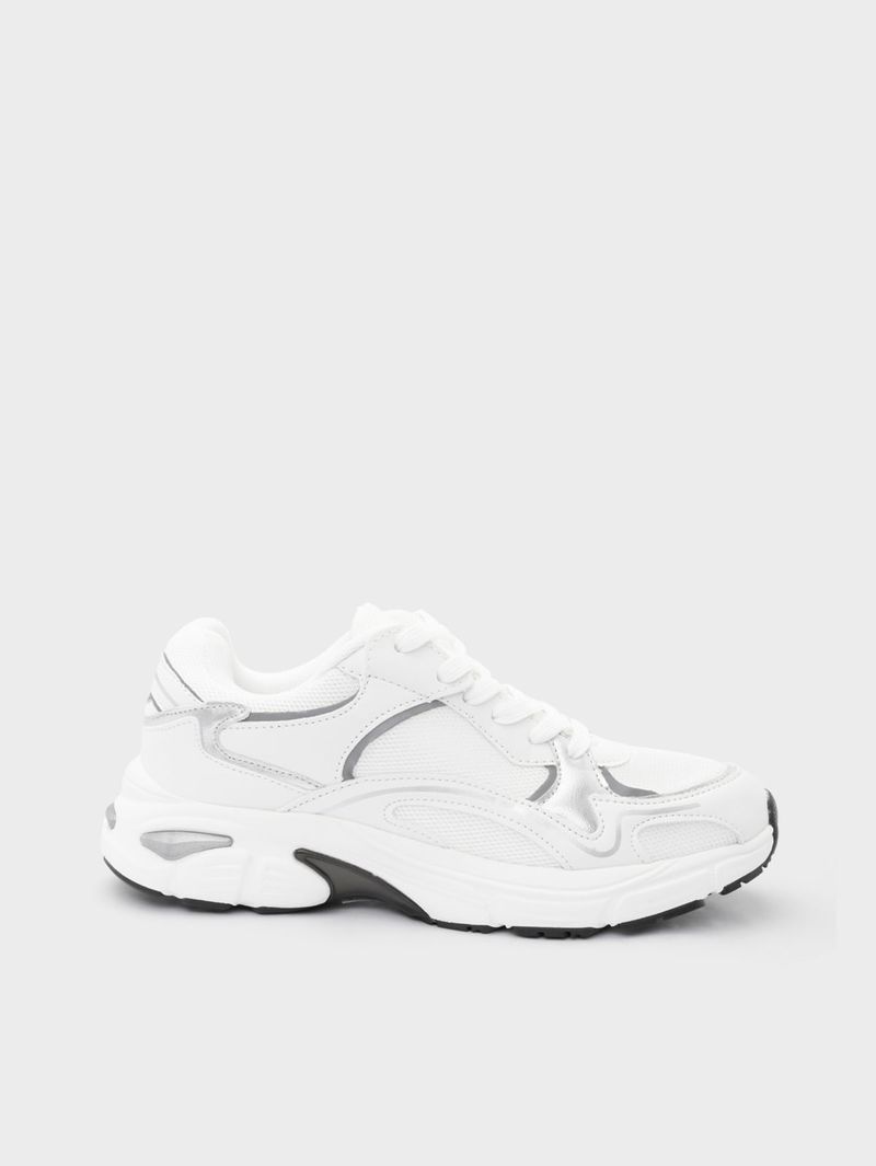 Sneakers con Diseños en Contraste para Mujer 46283