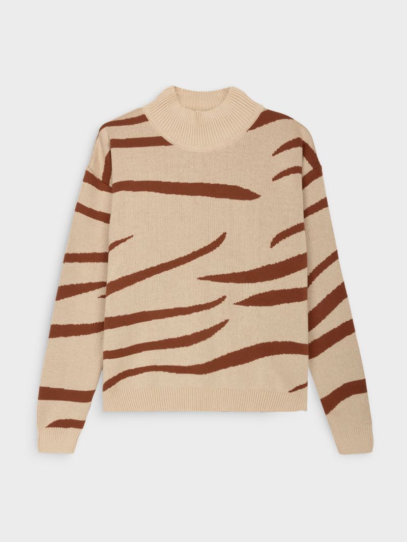 Suéter Cuello Alto para Mujer 47741