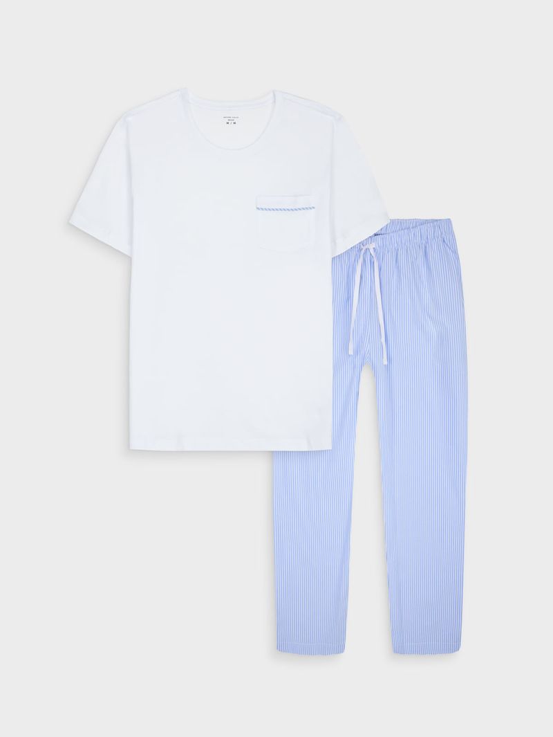 Pijama Cuello Redondo para Hombre 48455