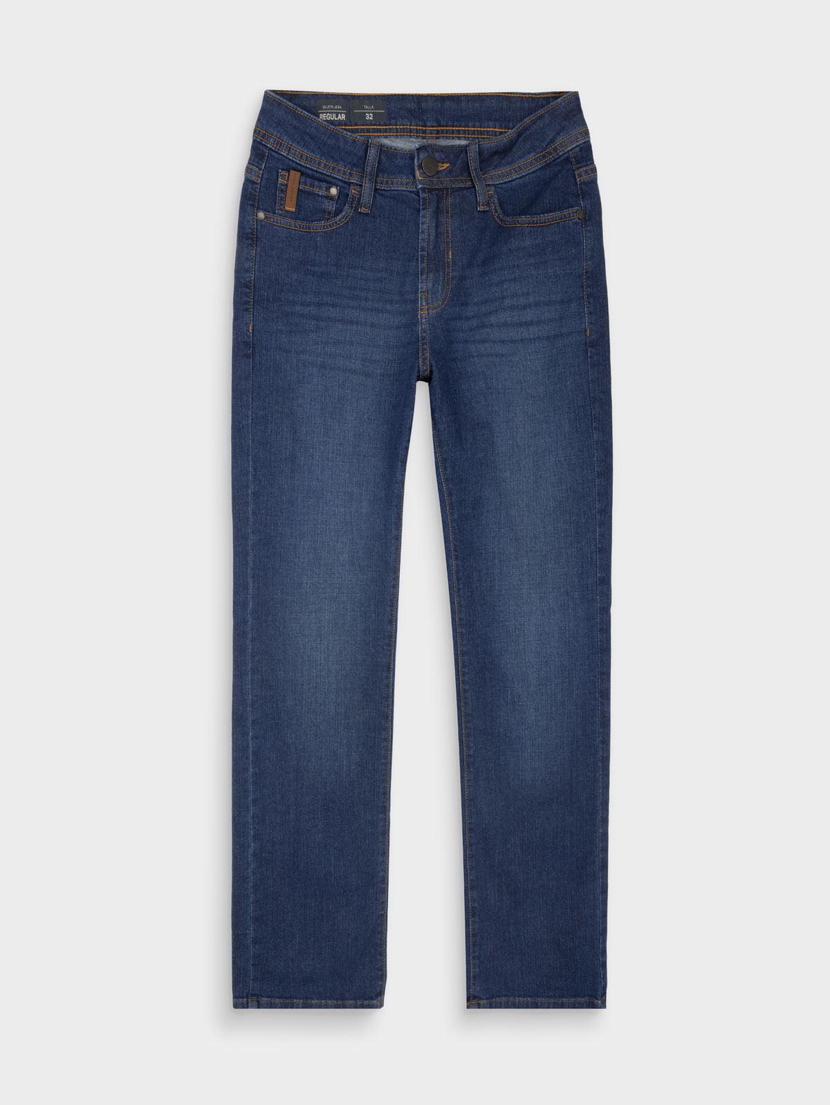 Jean Regular de Algodón para Hombre 47615