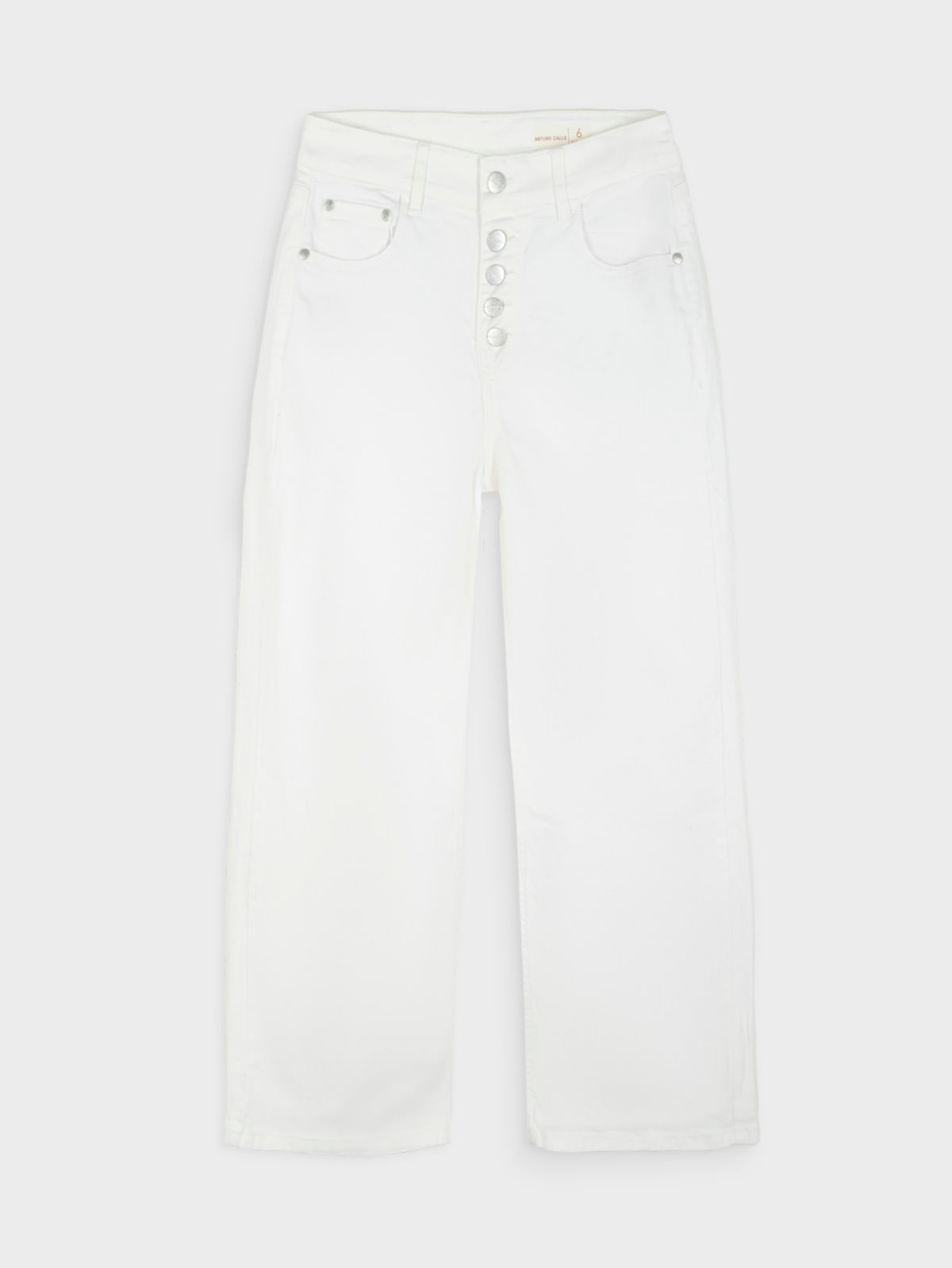 Jean Unicolor de Moda para Mujer 42437