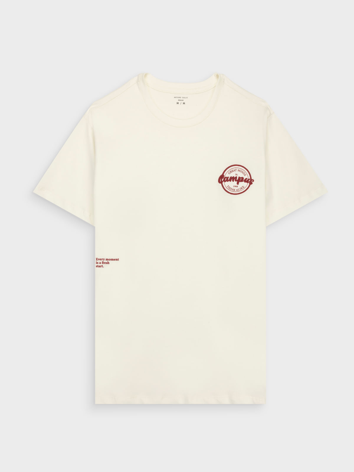 Camiseta de Jersey con Cuello Redondo para Hombre 47423