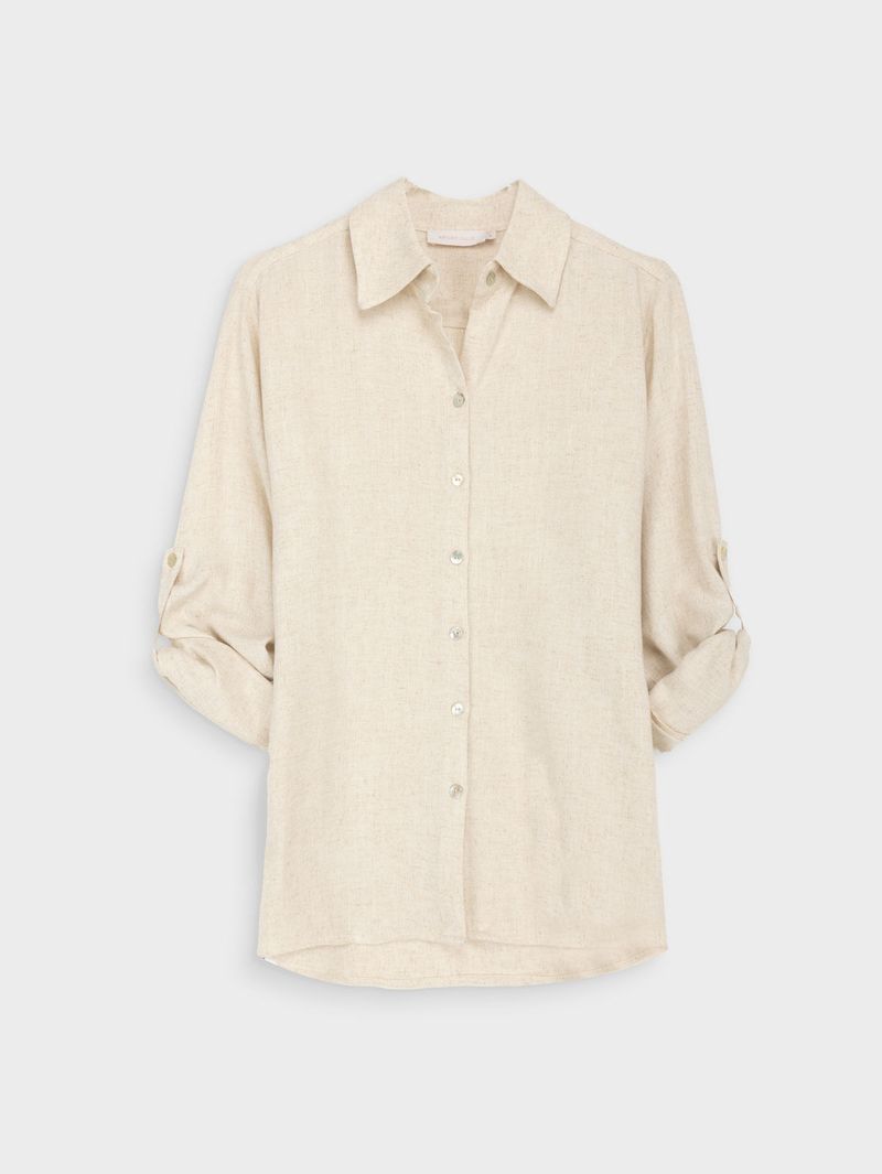 Blusa en Lino Y Viscosa para Mujer 47446