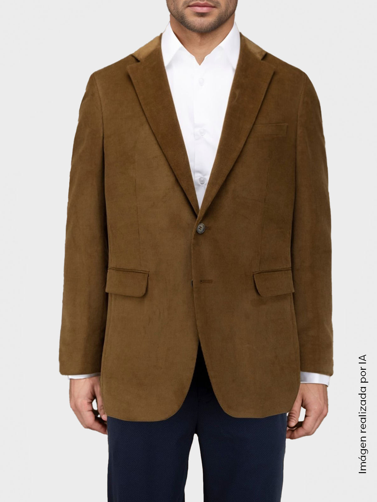 Blazer en Pana Semi Slim Fit para Hombre 47340