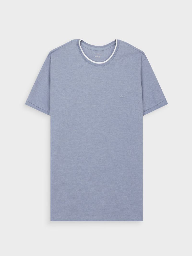 Camiseta en Jersey con Cuello Redondo para Hombre 46459