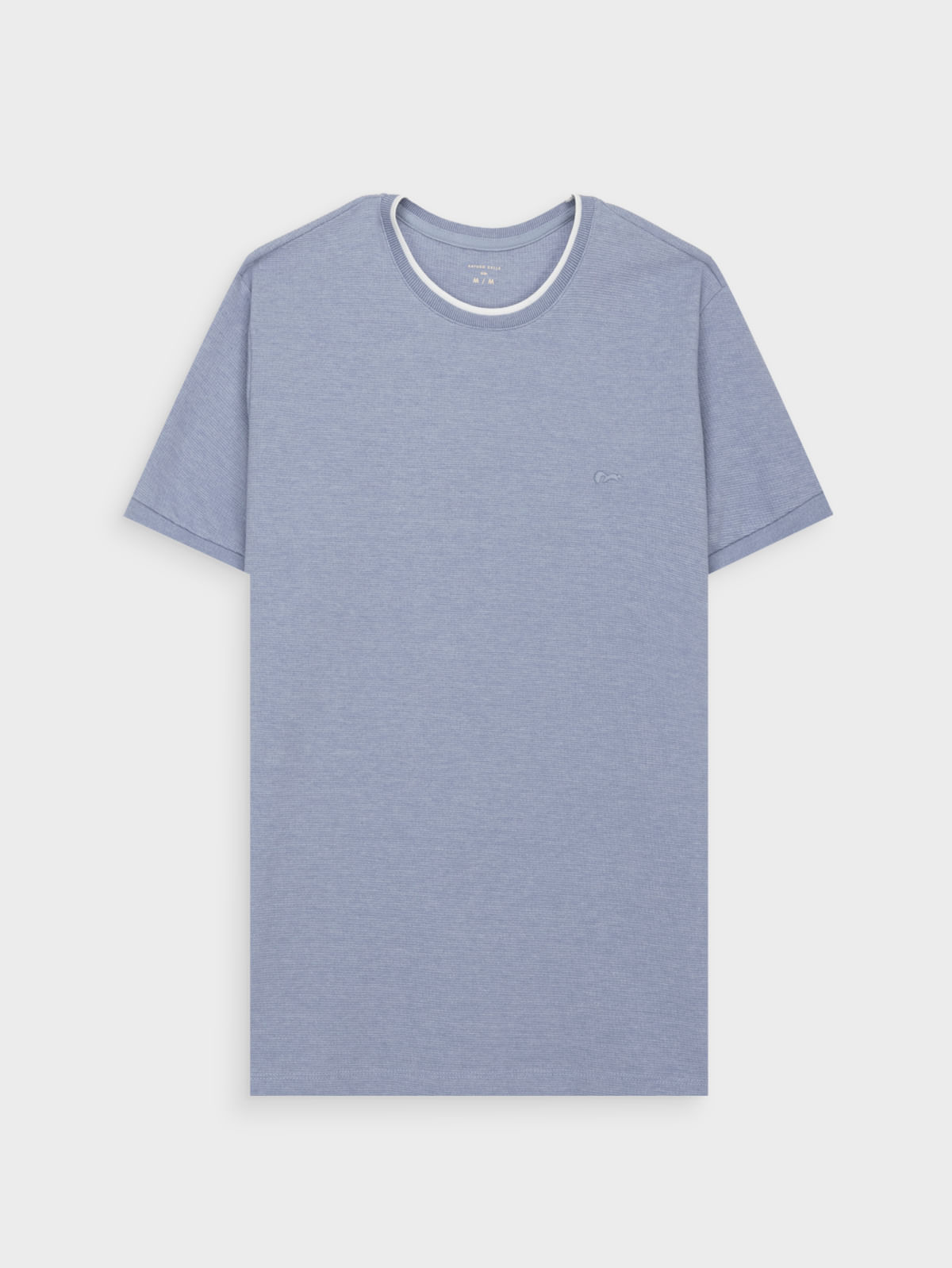 Camiseta en Jersey con Cuello Redondo para Hombre 46459