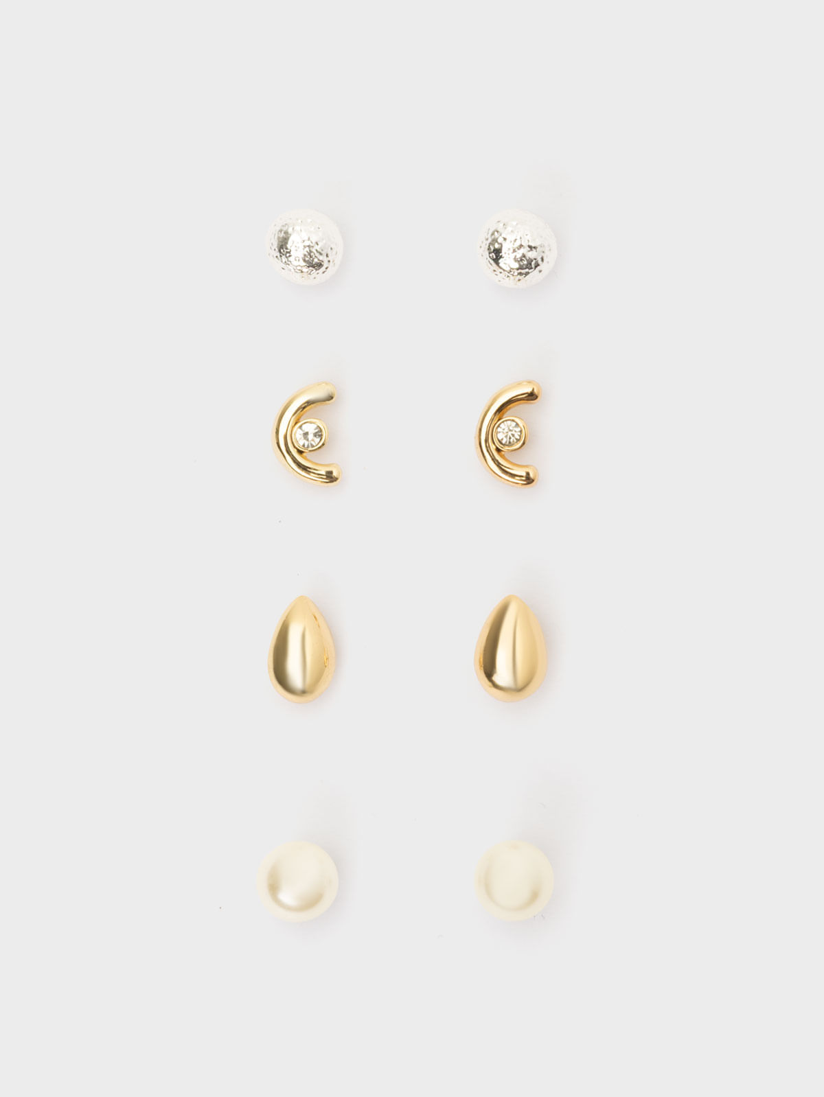 Set X 4 Pares de Aretes para Mujer 48212